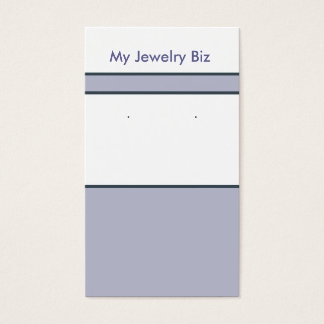 Tarjetas de anclaje de lavanda (Frente)