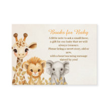 Tarjetas de Animales de Safari para Bebé