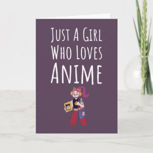 Tarjetas de Anime Rosadas Lindas para Niñas Bebés