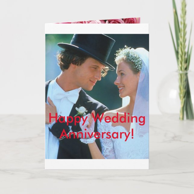 Tarjetas de aniversario de boda (Anverso)