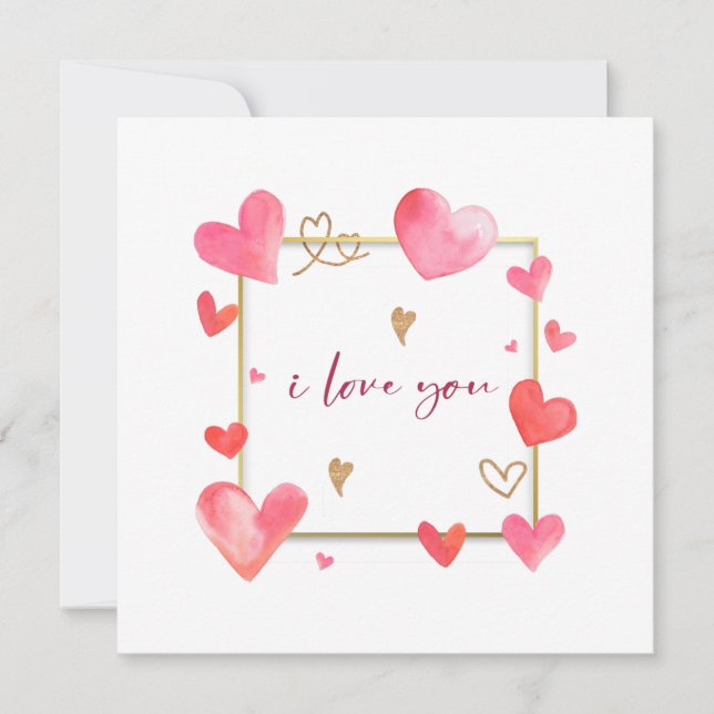 Tarjetas de aniversario de Día de San Valentín de  (Anverso)