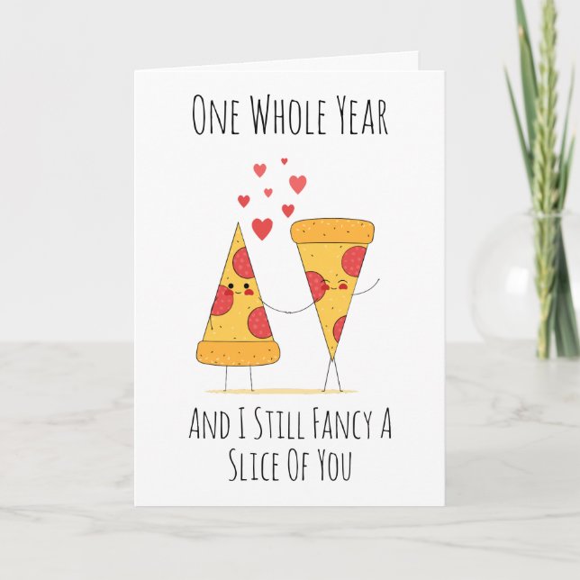 tarjetas de aniversario de primer boda divertidas (Anverso)