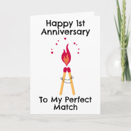 tarjetas de aniversario de primer boda divertidas