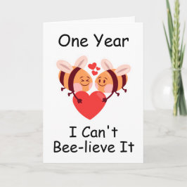 tarjetas de aniversario de primer boda divertidas