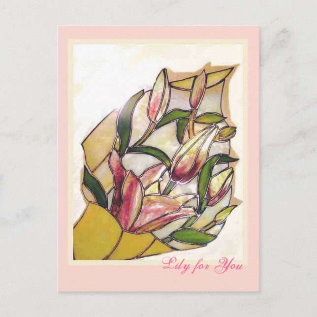 Tarjetas de ANIVERSARIO Lily for You (Anverso)