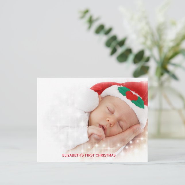 tarjetas de Año Nuevo con una foto de tu bebé (Anverso de pie)