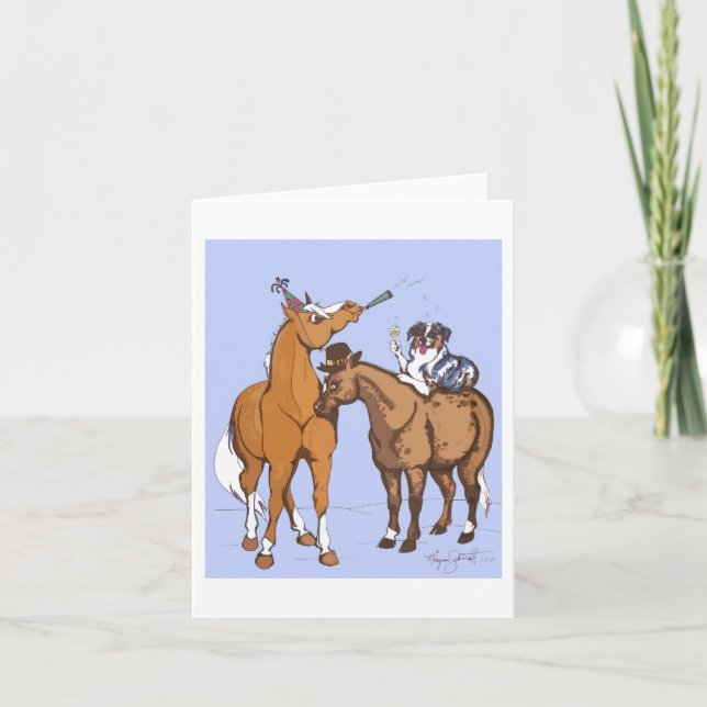Tarjetas de Año Nuevo Feliz (Anverso)