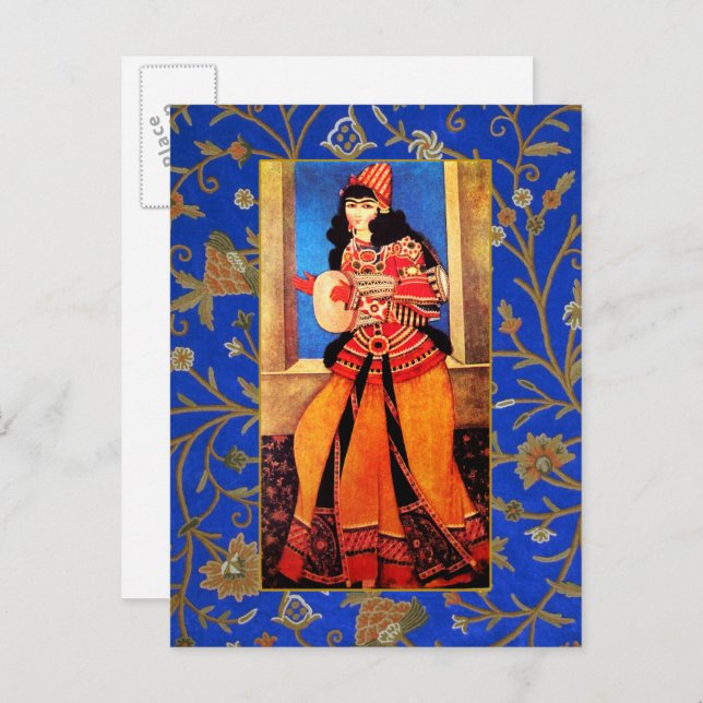 Tarjetas de Año Nuevo Persa Nowruz Mubarak (Anverso / Reverso)