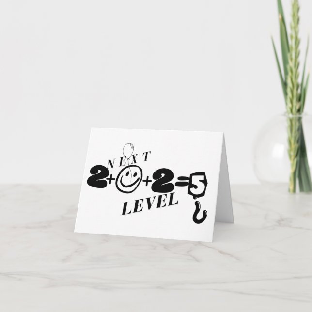 Tarjetas de Año Nuevo PPPYY EWW LEVELLL (Anverso)