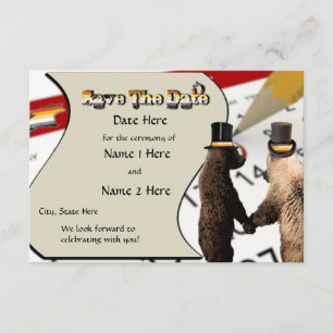Tarjetas de anticipación para bodas o ceremonias d