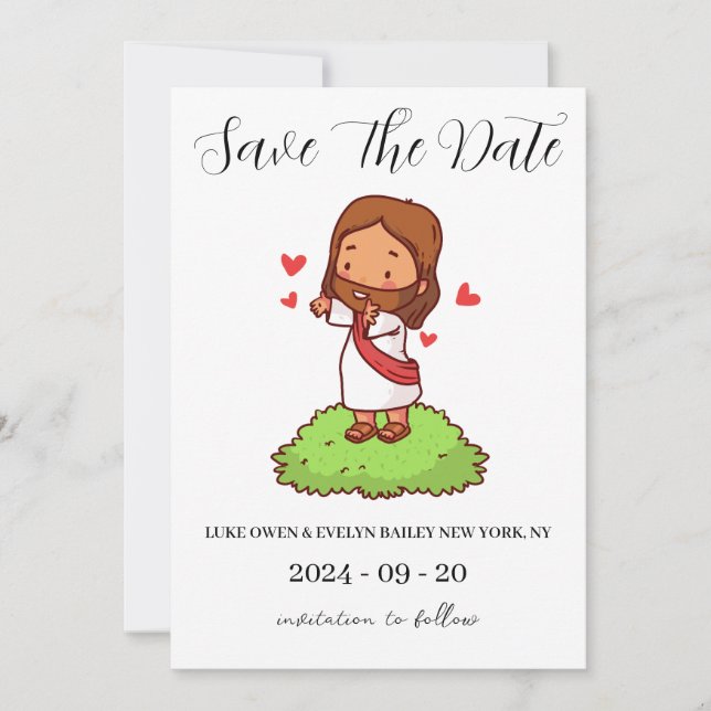 tarjetas de anuncio de boda de Navidad rojas y ver (Anverso)