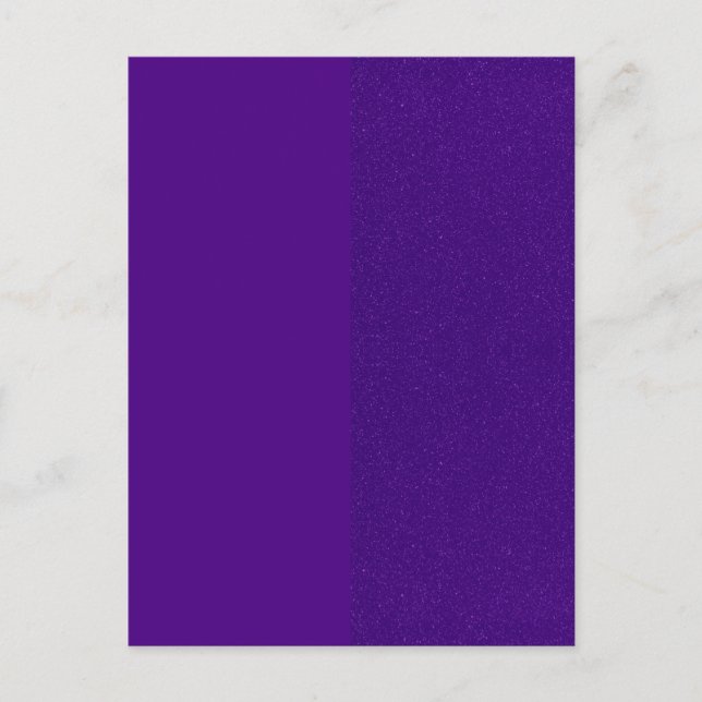 Tarjetas de Anuncio de Ruido Morado Personalizadas (Anverso)
