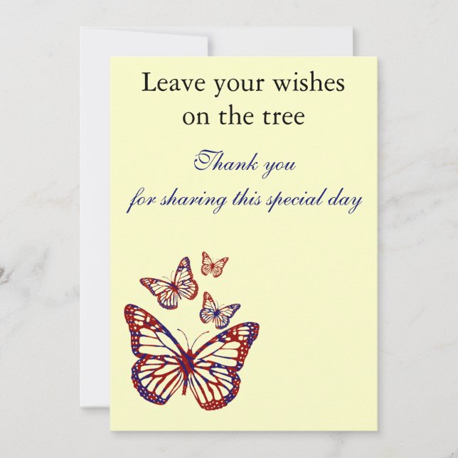 tarjetas de árbol personalizado (Anverso)