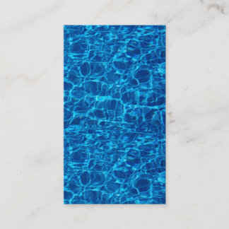 Tarjetas de aretes de diseño de agua azul