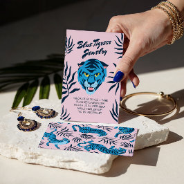 Tarjetas de aretes frescas de hojas tropicales de 