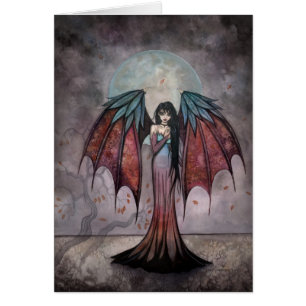 Tarjetas de Arte de Hadas Góticas Vampiros de Árbo