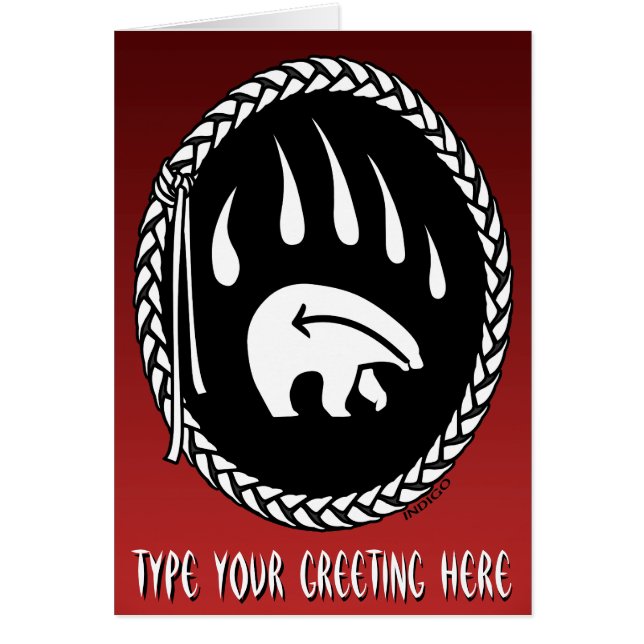 Tarjetas de arte de oso Tarjetas de arte de oso tr (Frente)