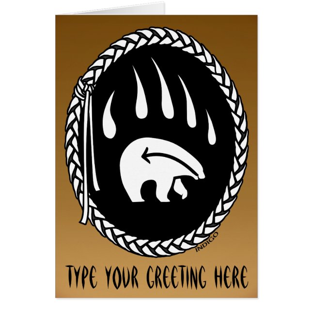 Tarjetas de arte de oso Tarjetas de arte de oso tr (Frente)