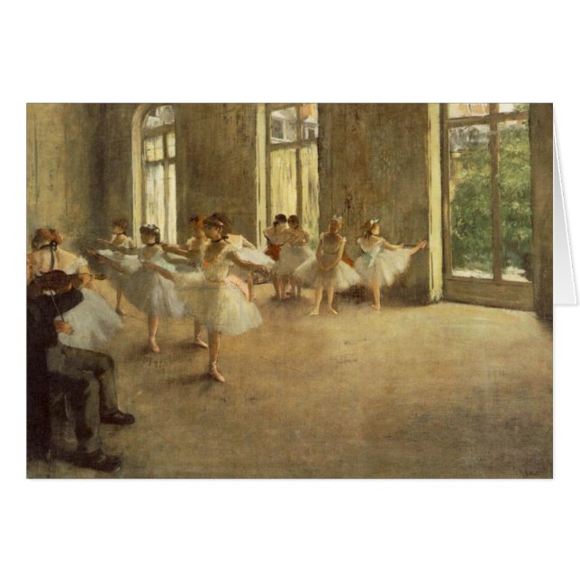 Tarjetas de arte Degas, tazas, Totes y regalos (Anverso (Horizontal))