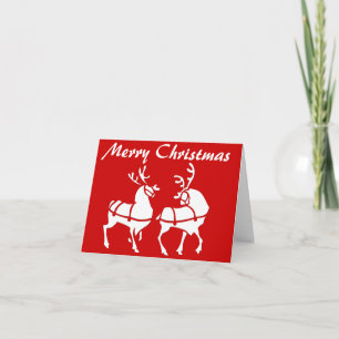Tarjetas de arte para renos Tarjeta de felicitació