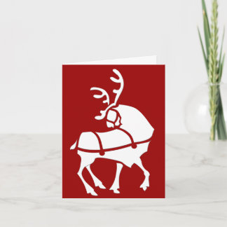 Tarjetas de arte para renos Tarjeta de felicitació
