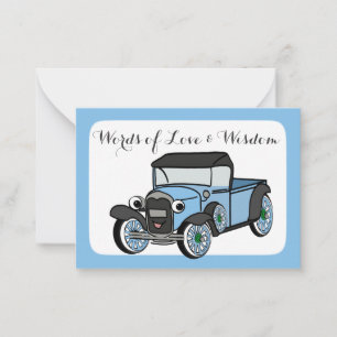 Tarjetas de asesoramiento de Baby Shower