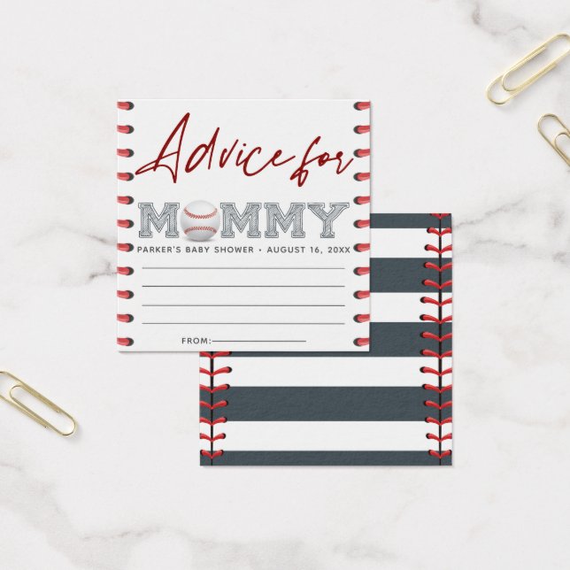 Tarjetas de asesoramiento de Baby Shower | Baby Sh (Oficina)