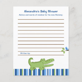Tarjetas de asesoramiento de Baby Shower del Perso