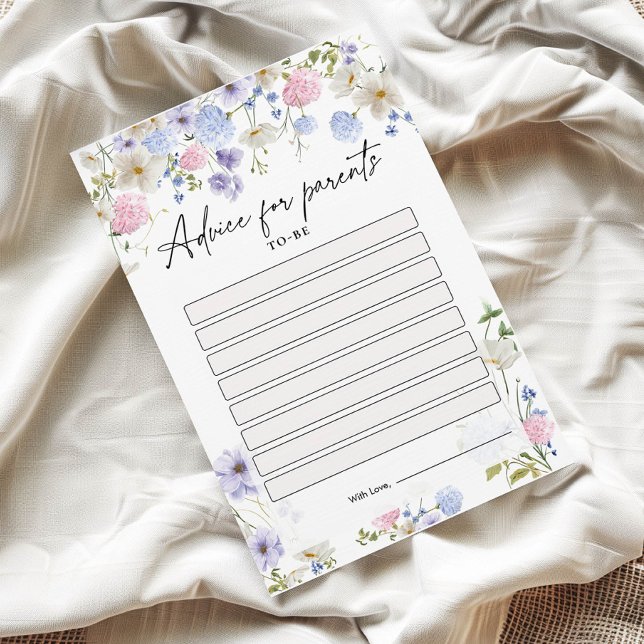 Tarjetas de asesoramiento de Baby Shower para futu (Subido por el creador)