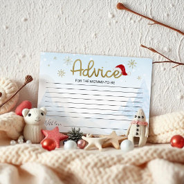 Tarjetas de asesoramiento de Baby Shower para Navi