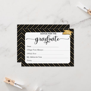 Tarjetas de asesoramiento de graduación - Consejo