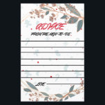 TARJETAS DE ASESORAMIENTO DE LA MÓVIL POR VENIR<br><div class="desc">TARJETA DE CONSEJO DE MOM-TO-BE Tamaño: 5.5" x 8.5" Una hoja plana de papel con posibilidades ilimitadas; desde volantes hasta aviones de papel y todo lo demás, ¡el mundo es tu ostra! Ve y conquístalo. Dimensiones: 5, 5" x 8, 5" (retrato); impresión de 8, 5" x 5, 5" (paisaje) de...</div>