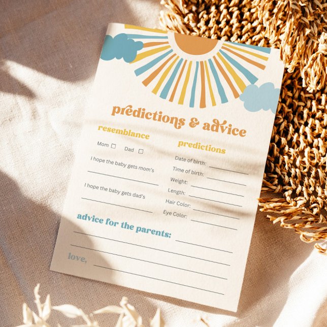 Tarjetas de asesoramiento y predicciones de Sun (Subido por el creador)