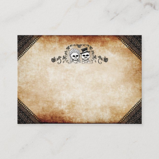 Tarjetas de asiento boda - Nombres delanteros en B (Anverso)