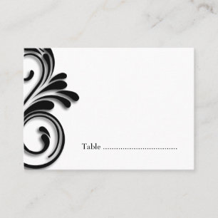 Tarjetas de asiento de mesa de disfraces
