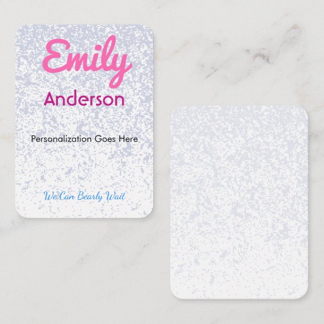 Tarjetas de Asiento Impresas Personalizadas para I (Anverso / Reverso)
