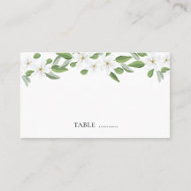 Tarjetas de asiento para Boda Scarborough Sage
