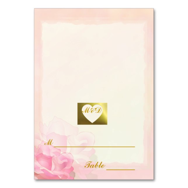 Tarjetas de asiento para bodas | Colección de bord (Anverso)