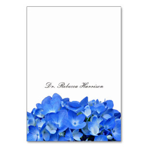 Tarjetas de asignación de nombre de hidrógeno azul