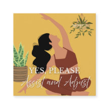 Tarjetas de asistencia de yoga