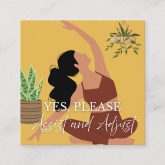 Tarjetas de asistencia de yoga