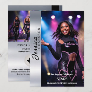 Tarjetas de Autógrafo del Equipo de Baile Studio D