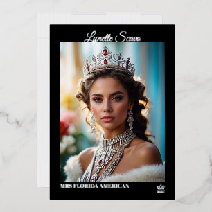 Tarjetas de Autógrafo para Certamen Elegantes con