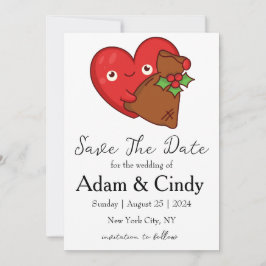 tarjetas de aviso de Navidad rojas y verdes para g