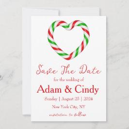 tarjetas de aviso de Navidad rojas y verdes para g