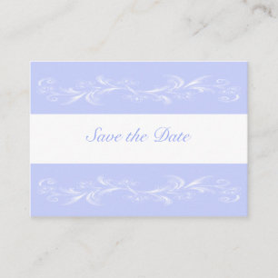 Tarjetas de aviso de salvación floral dulce pervin