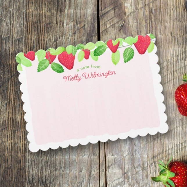 Tarjetas de Baby Shower Berry Sweet Red Strawberry (Subido por el creador)