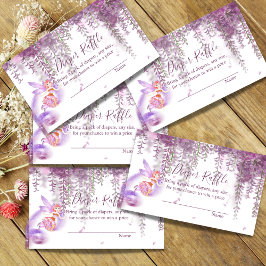 Tarjetas de Baby Shower Diaper Raffle para product