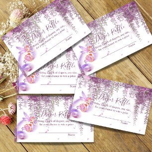 Tarjetas de Baby Shower Diaper Raffle para product