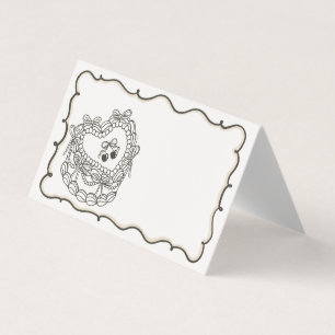 Tarjetas de Bachelorette Place de la Cocina Beige